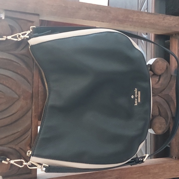 Kate Spade Black and Cream Hobo Bag - Picture 7 of 7